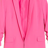 M&S Rose Ruched Sleeve Crepe Jacket