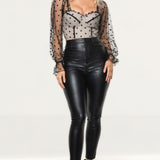 Runaway The Label Black Spot Chloe Top