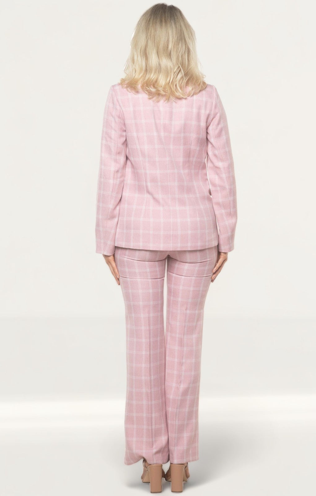 Runaway The Label Pink Check Karirgan Co-Ord