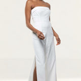 Runaway The Label White Tahari Jumpsuit