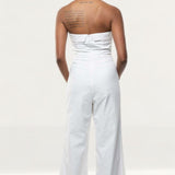 Runaway The Label White Tahari Jumpsuit