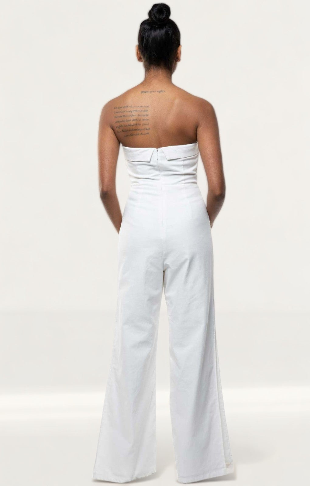 Runaway The Label White Tahari Jumpsuit