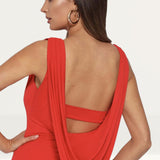 Runaway The Label Flame Dress In Red