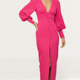 Runaway The Label Fuschia Tallulah Midi Dress