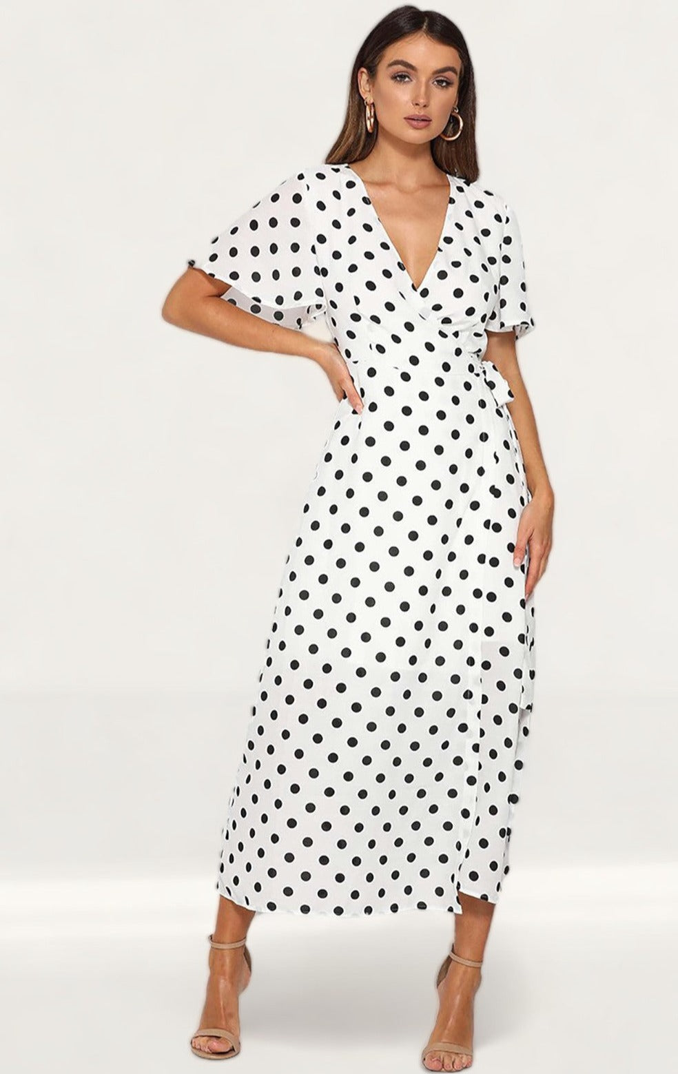 Runaway The Label Holstein Wrap Dress