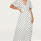 Runaway The Label Holstein Wrap Dress