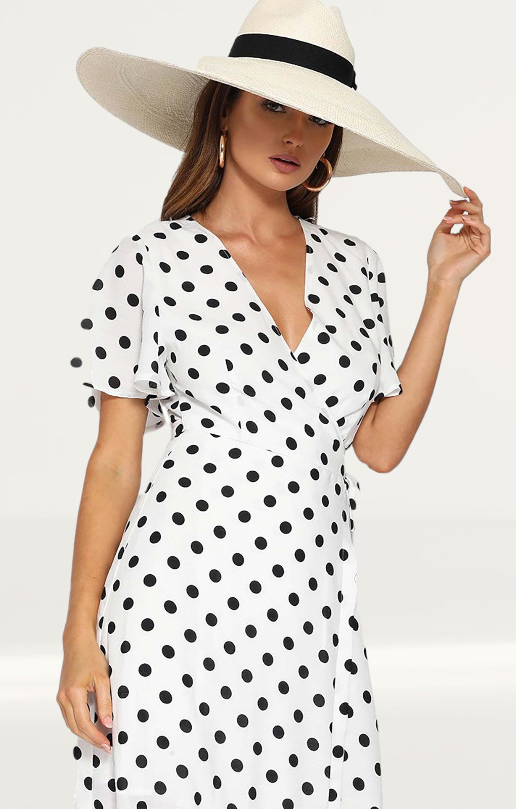 Runaway The Label Holstein Wrap Dress