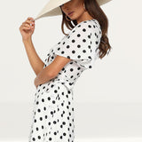 Runaway The Label Holstein Wrap Dress