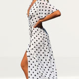 Runaway The Label Holstein Wrap Dress