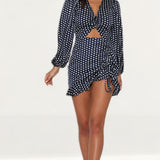 Runaway The Label Nyane Dress in Navy