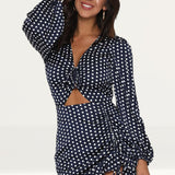 Runaway The Label Nyane Dress in Navy