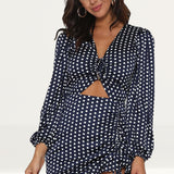 Runaway The Label Nyane Dress in Navy