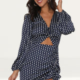 Runaway The Label Nyane Dress in Navy