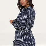 Runaway The Label Nyane Dress in Navy