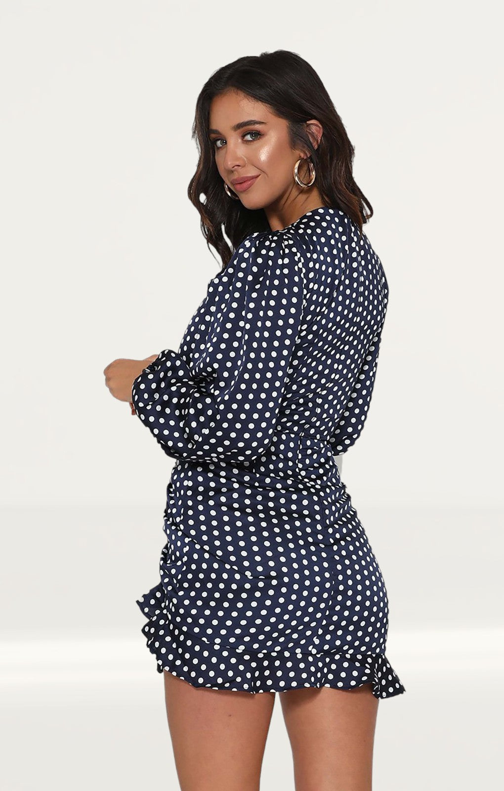 Runaway The Label Nyane Dress in Navy