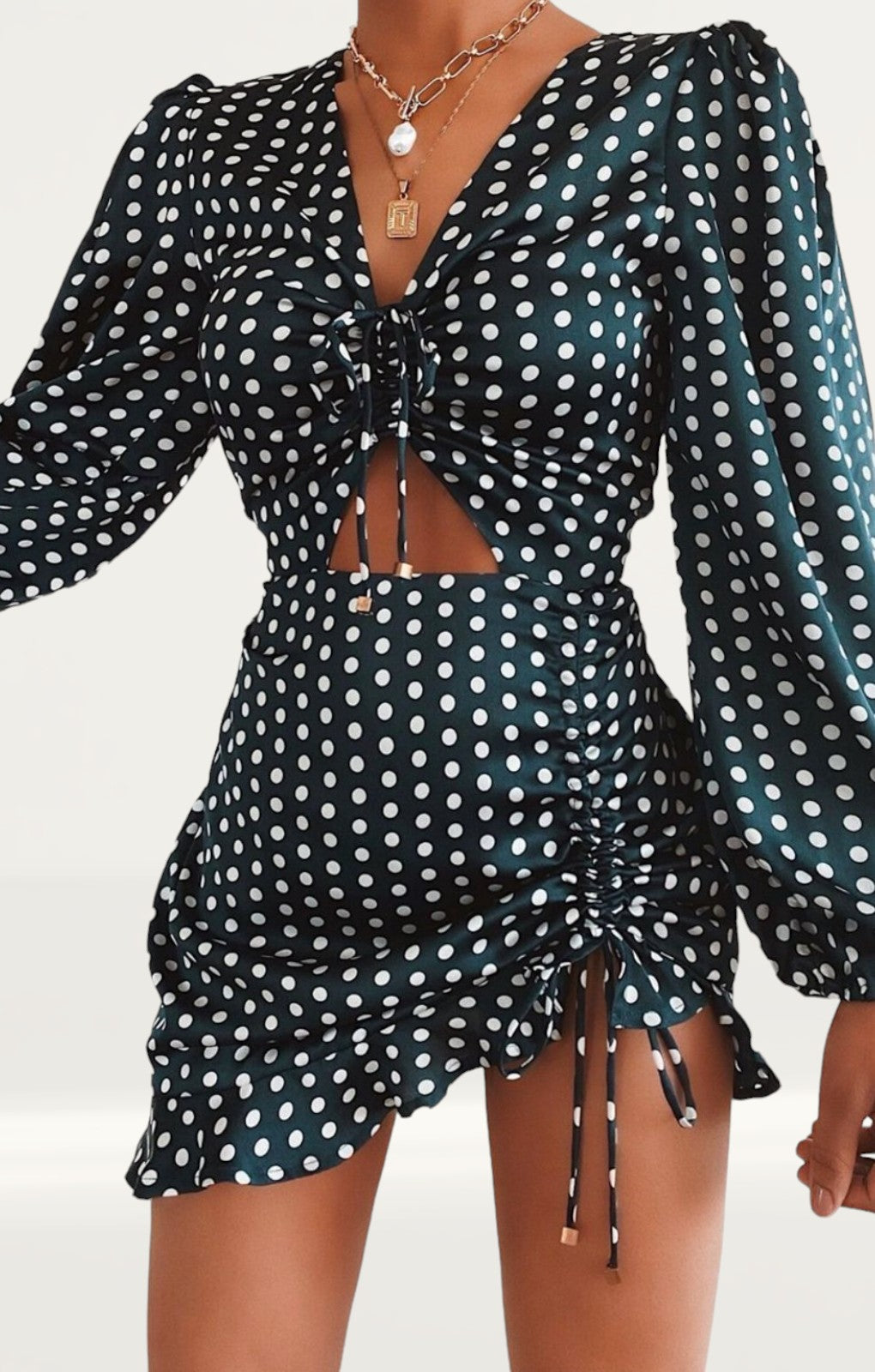 Runaway The Label Nyane Dress in Navy