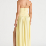 Runaway The Label Rosette Butter Gown