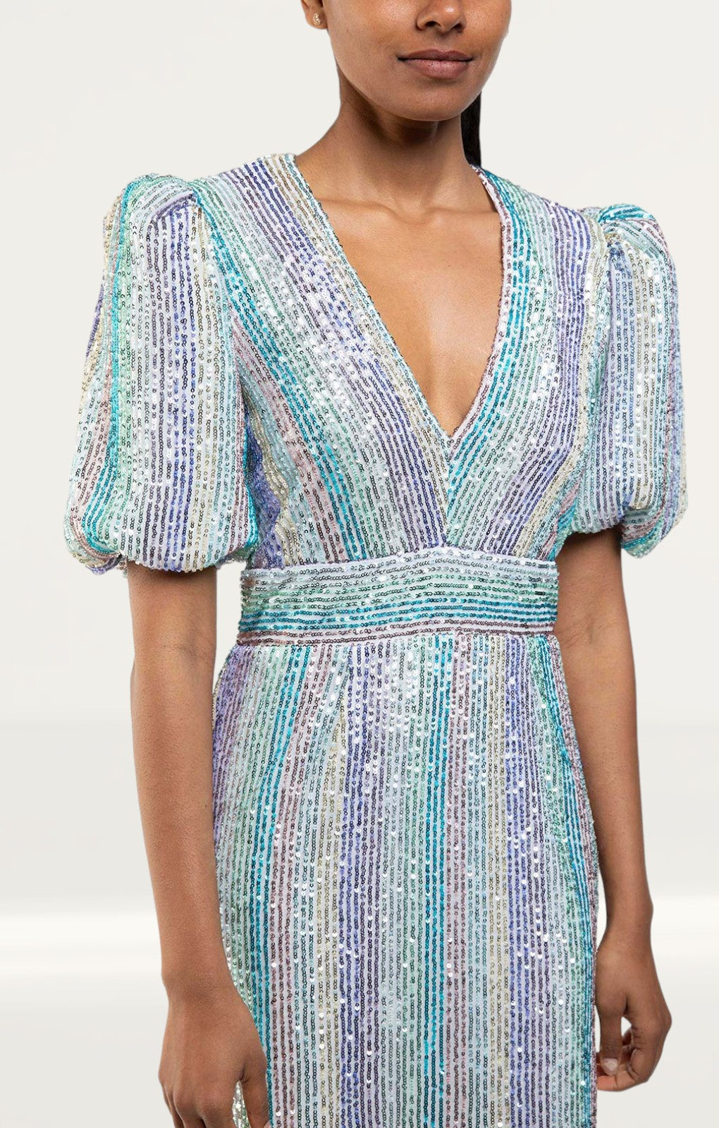 Saylor Indira Pastel Sequin Mini Dress