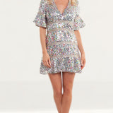 Saylor Muireann Embellished Mini Dress