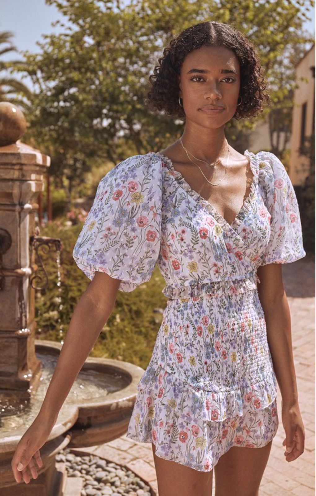 Saylor Floral Teryn Print Mini Skirt & Top Co-Ord