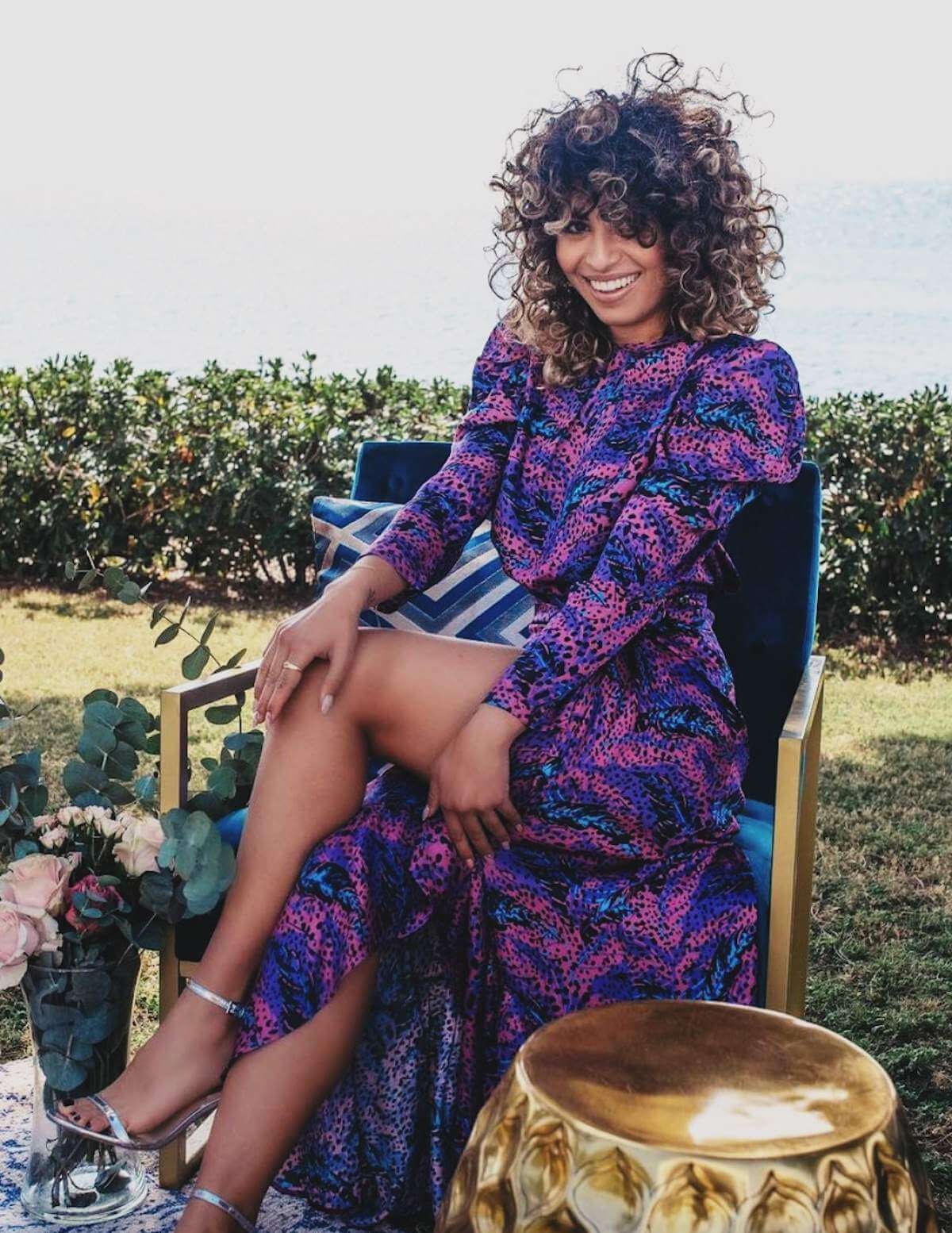 Panambi Purple Top & Skirt Co-Ord