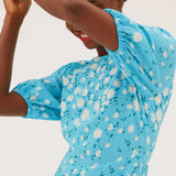 M&S Collection Floral Round Neck Midaxi Tea Dress