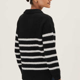 M&S Striped Collared Jumper