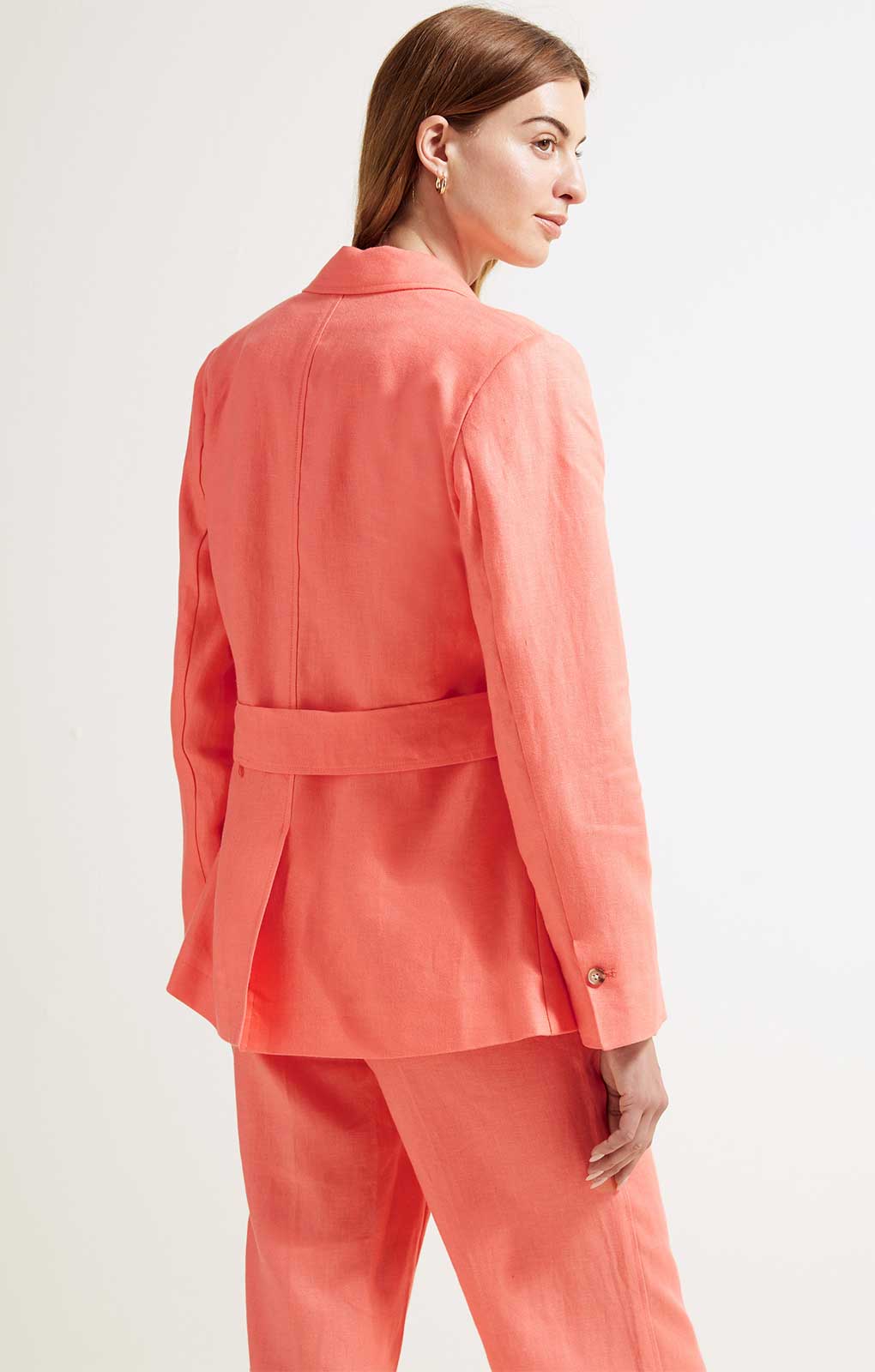 M&S Autograph Irish Linen Blend Trousers Suit Co-Ord