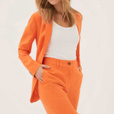 M&S Tangerine Linen Viscose Ultimate Blazer & Trouser