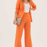 M&S Tangerine Linen Viscose Ultimate Blazer & Trouser
