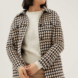 M&S Tweed Collared Longline Shacket