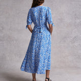 M&S X Ghost Floral Shirred Waist Midi Dress