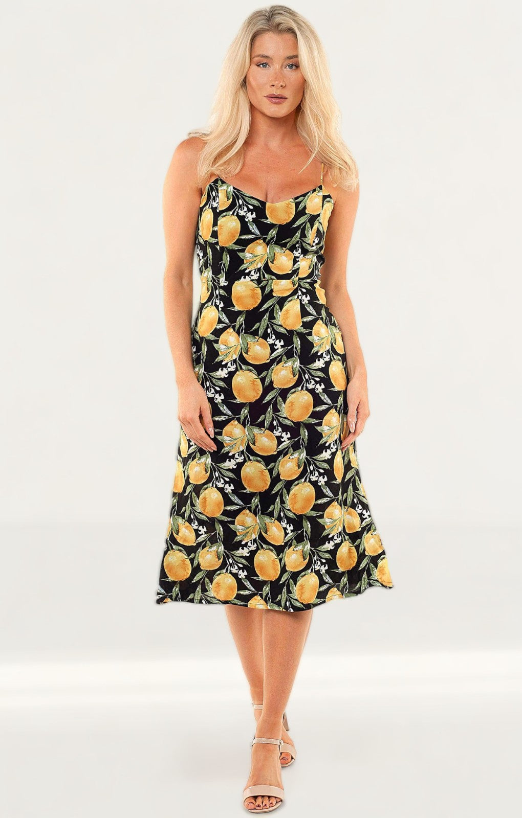 Seven Wonders Limoncello Slip Dress Lemon Print