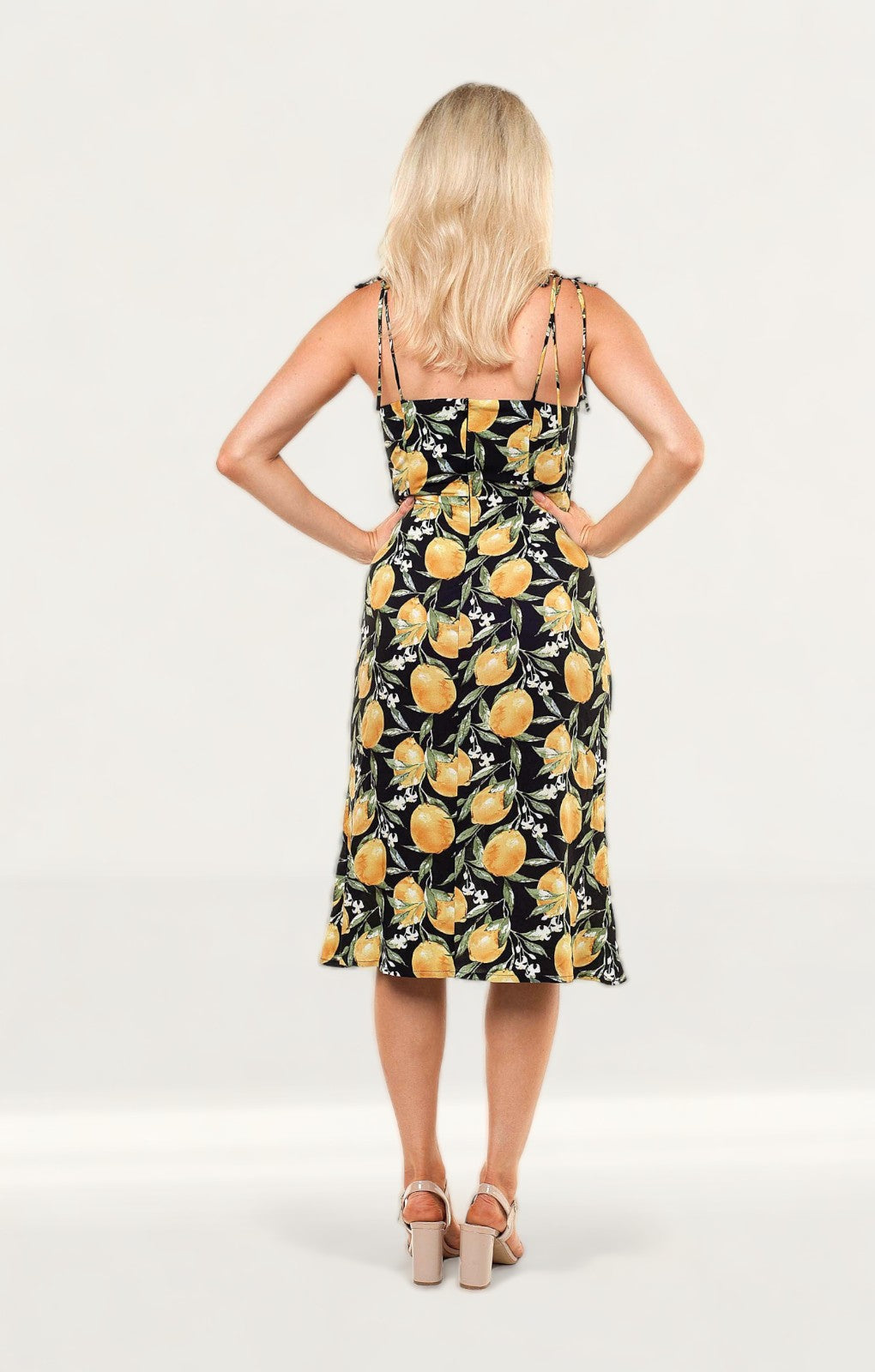 Seven Wonders Limoncello Slip Dress Lemon Print