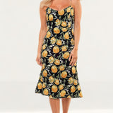 Seven Wonders Limoncello Slip Dress Lemon Print