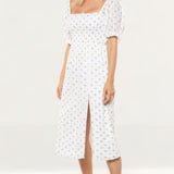 Seven Wonders White Floral Yennifer Midi Dress