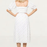 Seven Wonders White Floral Yennifer Midi Dress
