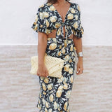 Seven Wonders Limoncello Wrap Co-Ord