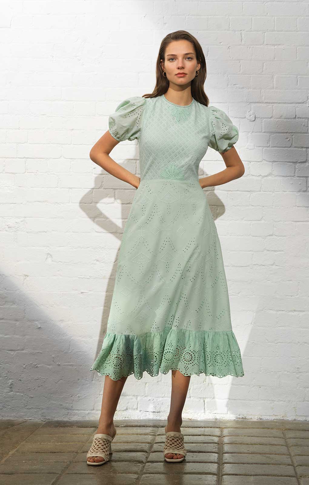 French Connection Esse Puff Sleeve Dress