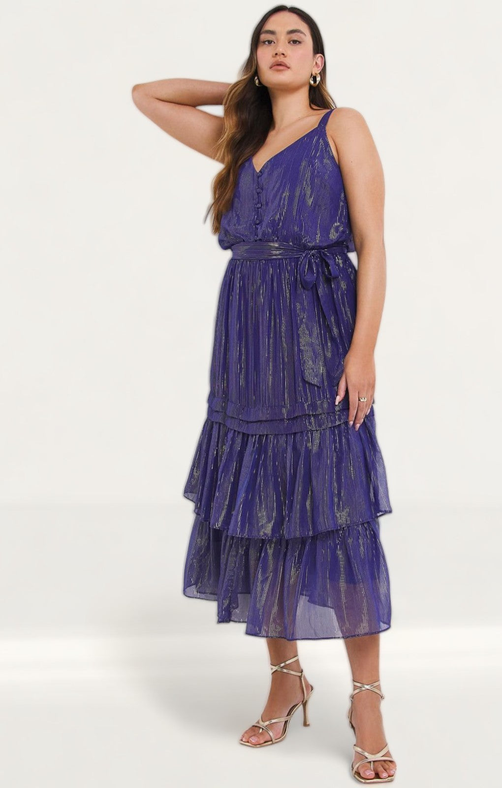Simply Be Cobalt Midi Dress