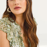 Simply Be Green & Gold Beaded Maxi