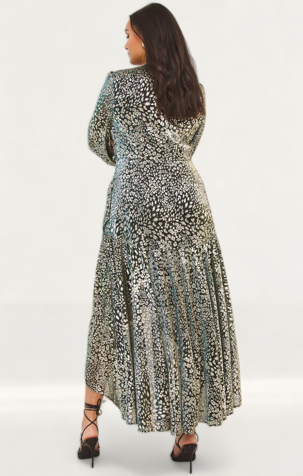 Simply Be Plisse Wrap Midi Dress