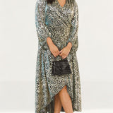 Simply Be Plisse Wrap Midi Dress