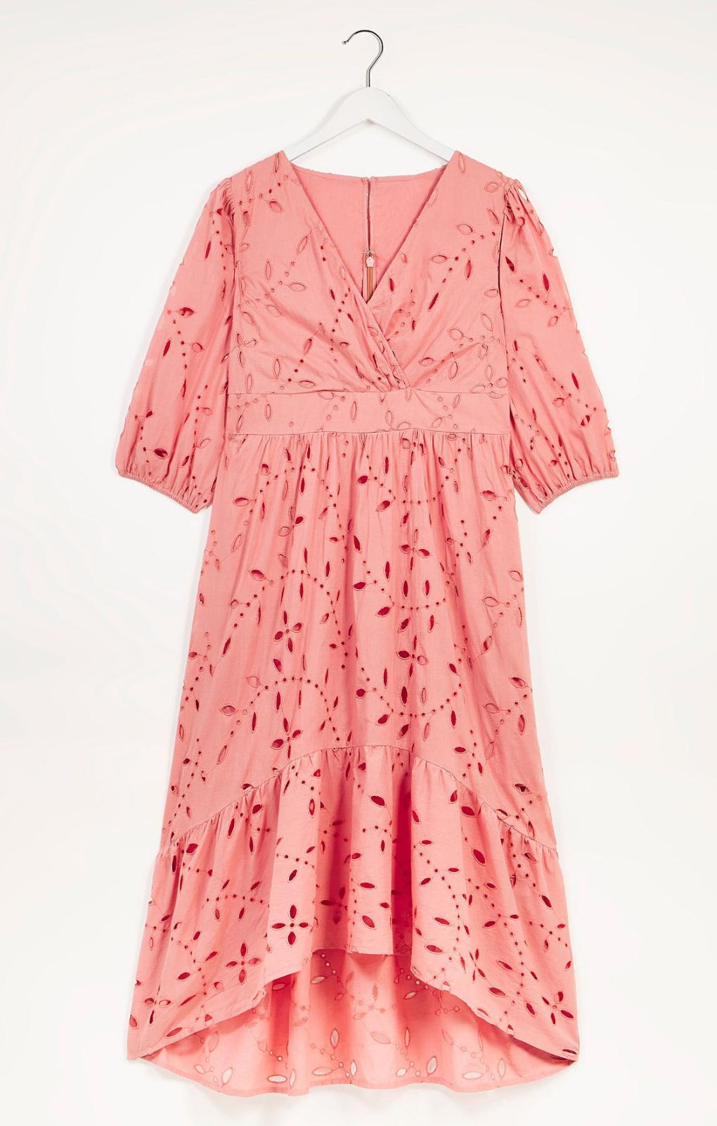 Simply Be Blush Broderie Dress