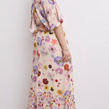 Simply Be Ivory Floral Midi Dress