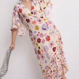 Simply Be Ivory Floral Midi Dress