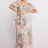 Simply Be Ivory Floral Maxi Dress