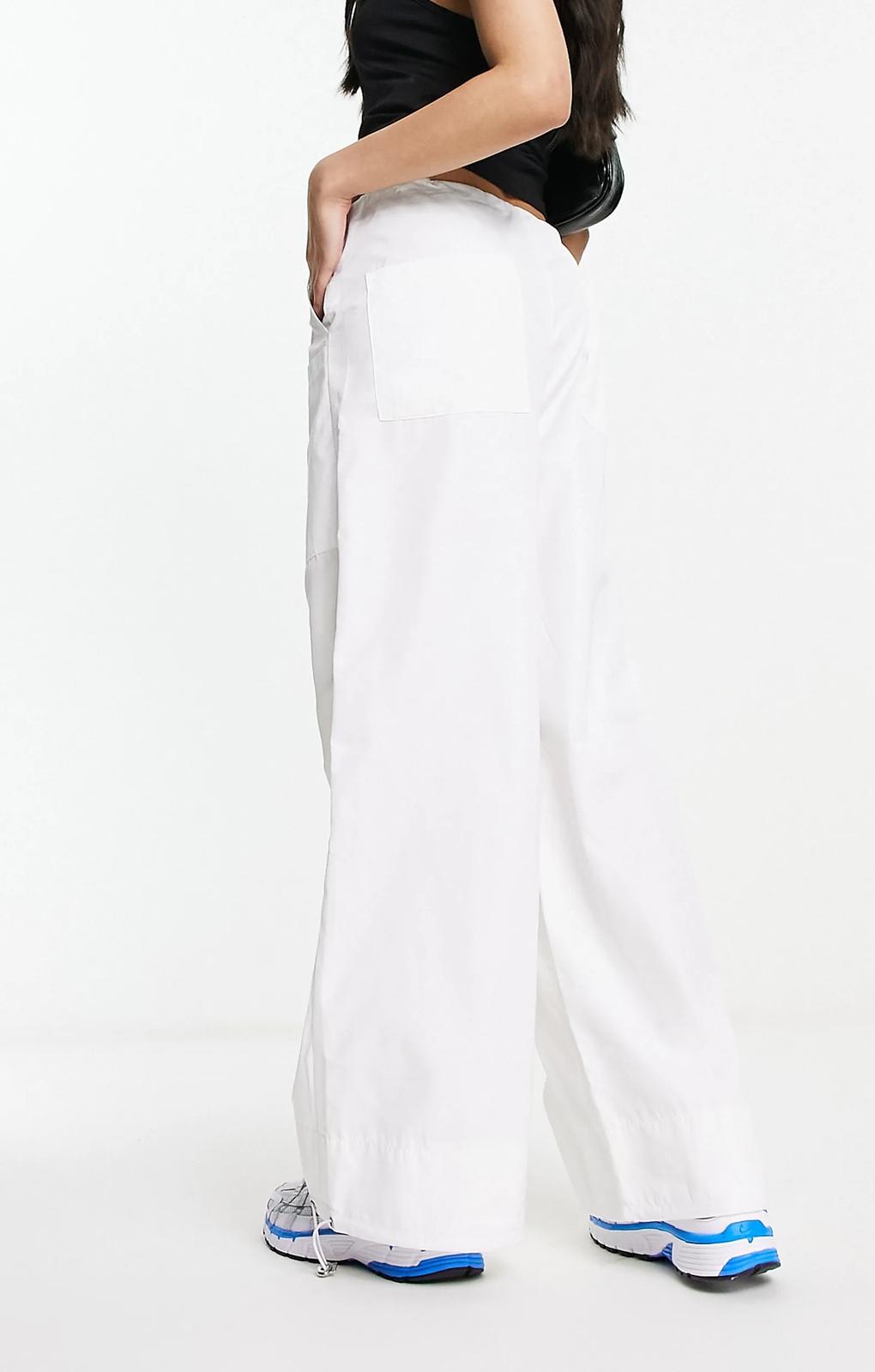 Sndys X Molly King Cargo Trousers In White – trousers by SNDYS, available to rent from Hirestreet