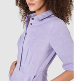 Closet London Purple Shirt Jumpsuit