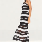 Talulah Darling White And Black Midi